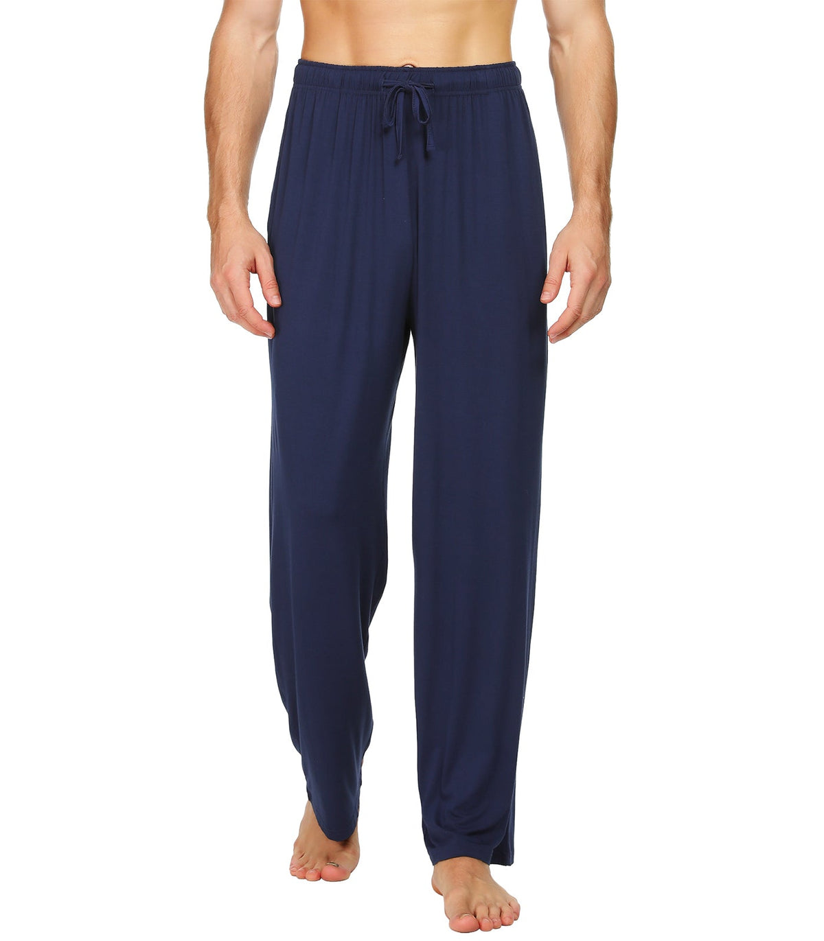 WiWi Mens Bamboo Pajama Pants Soft Sleep Bottoms