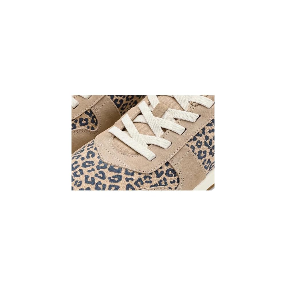 Oatmeal Small Leopard Spots/Suede