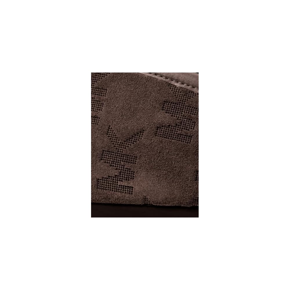 Suede/Mk Embossed/Chocolate