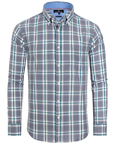 Grey/Green, Plaid