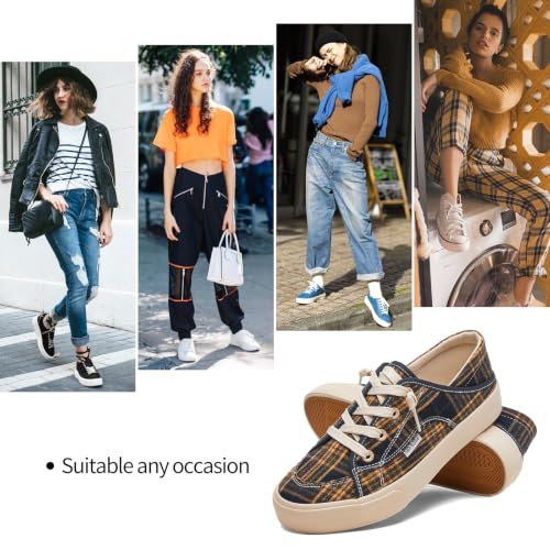 Plaid Navy Blue