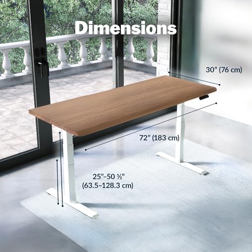 Walnut Top / White Legs