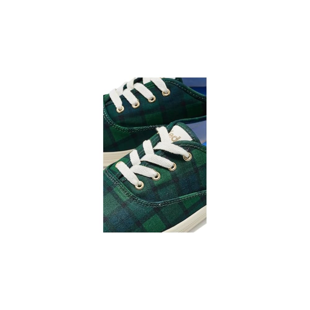 Green/Navy Plaid School Canvas