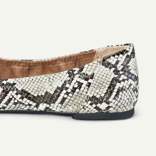 Black White Faux Snake Skin
