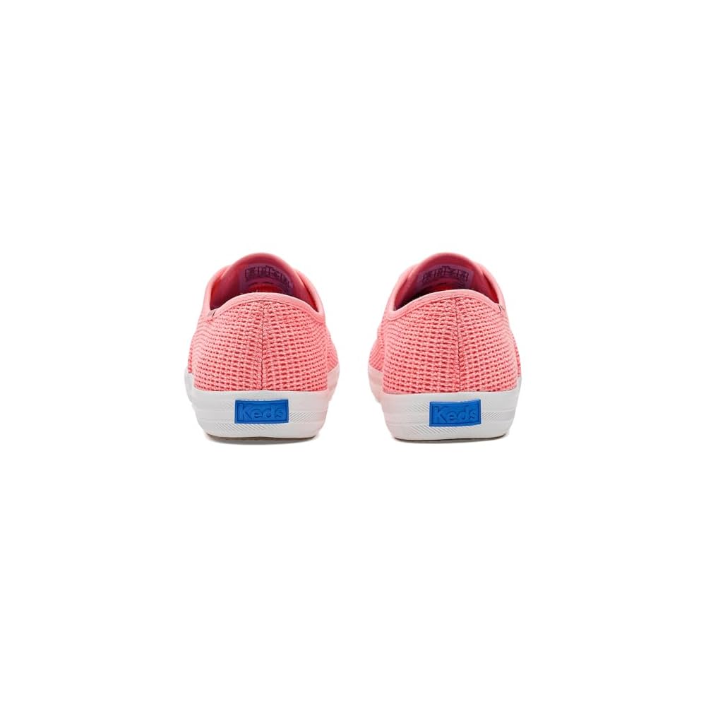 Neon Coral Cotton Mesh