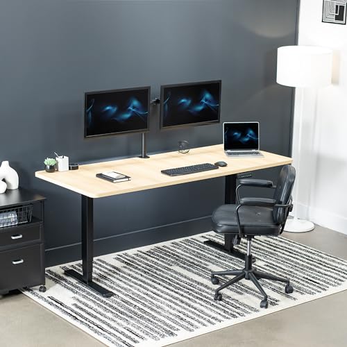 Light Wood Top / Black Frame