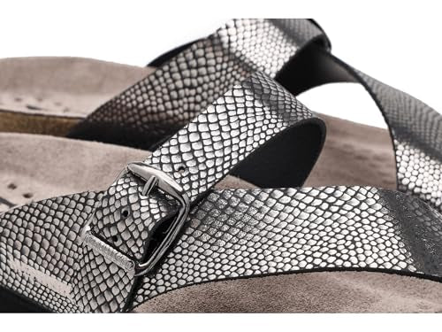 Gray Havana - Metallic Leather