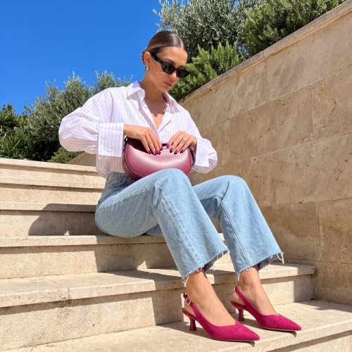 Fuchsia Microsuede