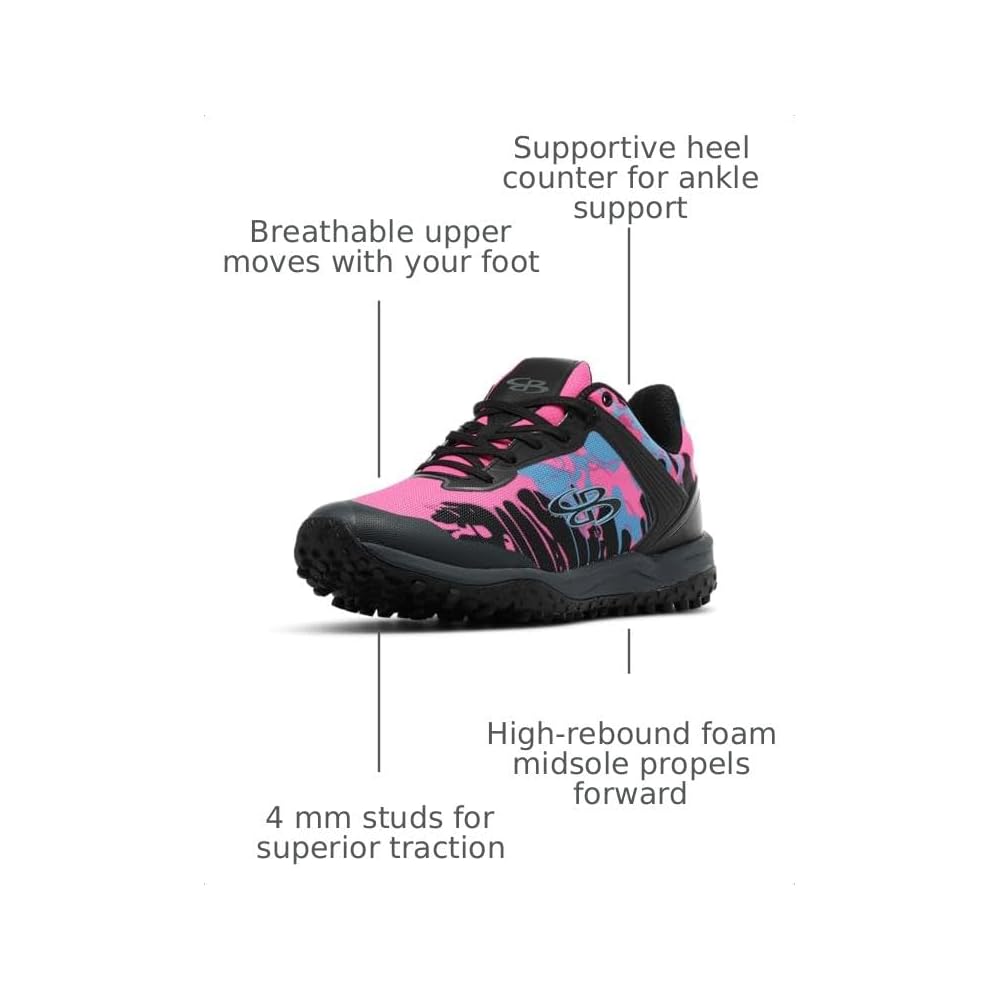 Columbia Blue/Fluorescent Pink/Charcoal/Black