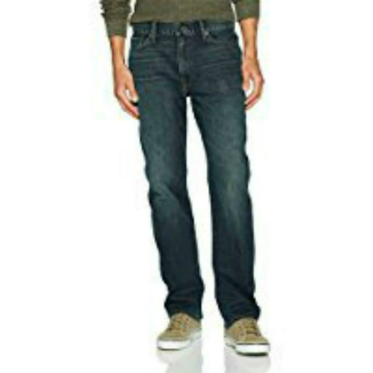 Lucky Brand Men's 181 Relaxed Straight-Leg Jean in Barite, 42x38