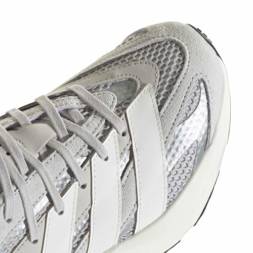 Grey/Off White/Silver Metallic