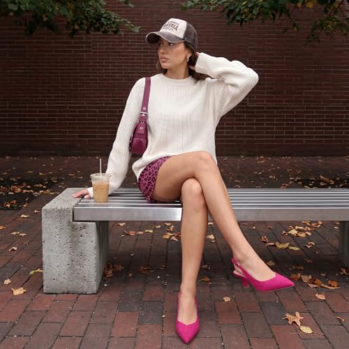 Fuchsia Microsuede