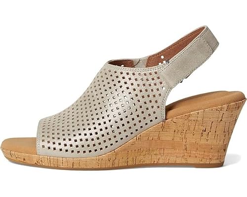 Metallic Khaki Leather