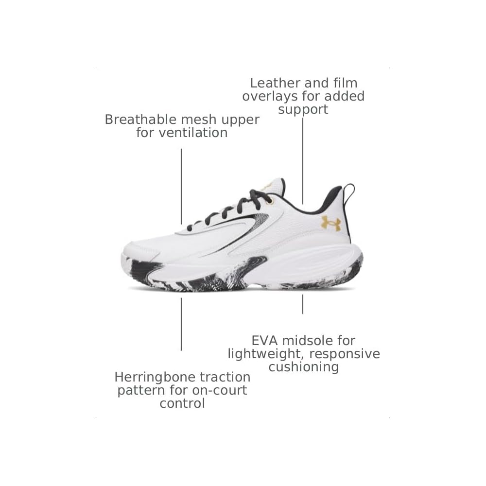 (100) White/Black/Metallic Gold