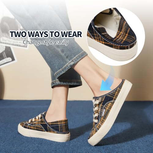 Plaid Navy Blue