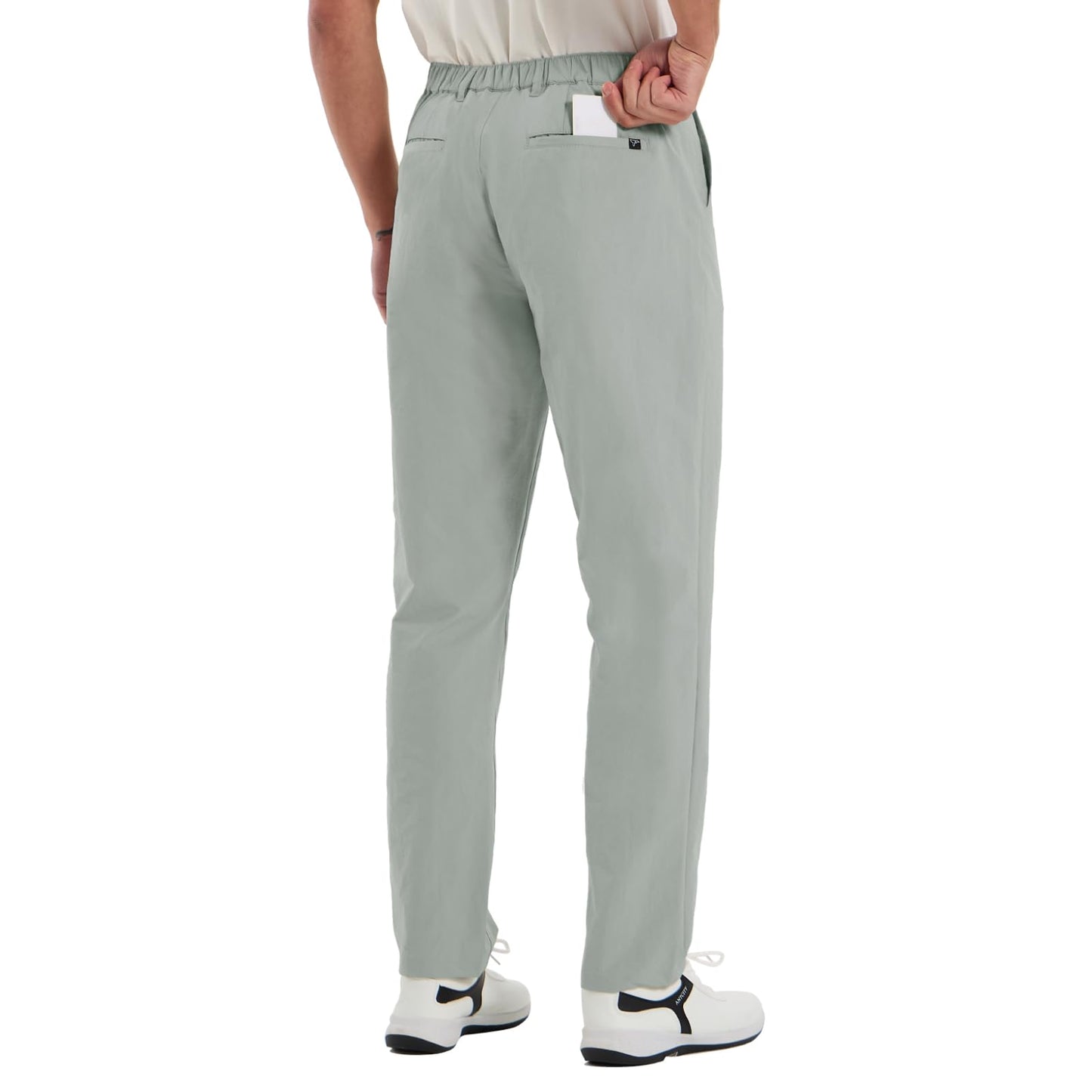 TALL MAXX Tall Men's 36"/38" Inseam Classic-Fit Casual Chino Pants Grey