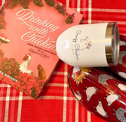 Chicken Print Barn Red