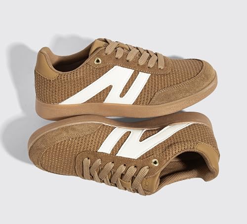 Brown/White W
