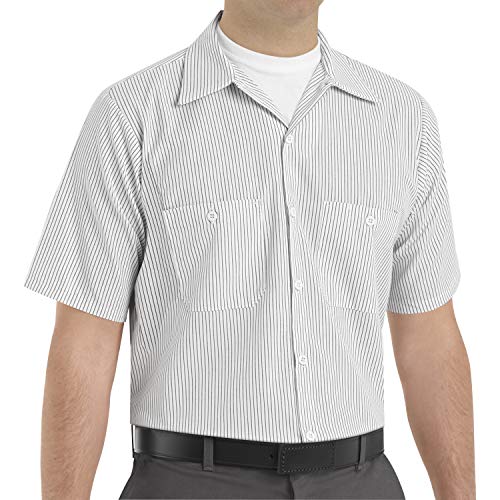 White/Charcoal Stripe