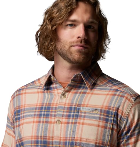 Teak Brown Textured Plaid
