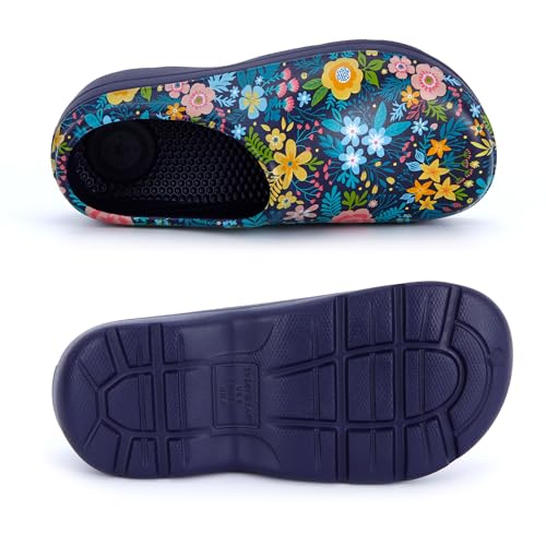 Bright Navy Floral