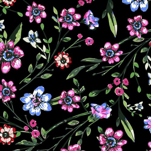 Ditsy Spring Black