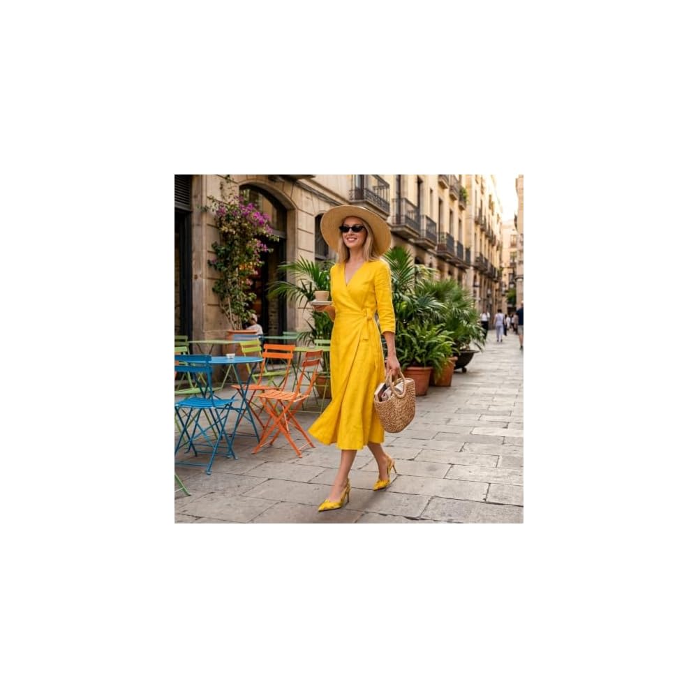 Embroidered Yellow