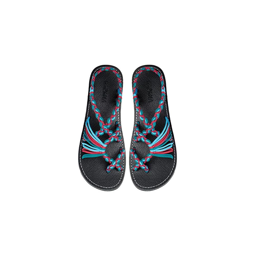 Red Teal Wavy