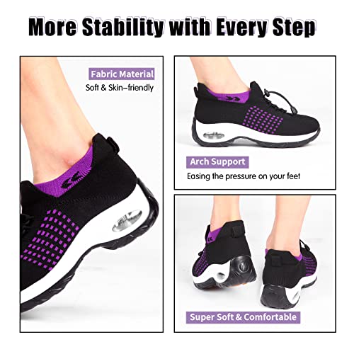 Black Purple-air Cushion