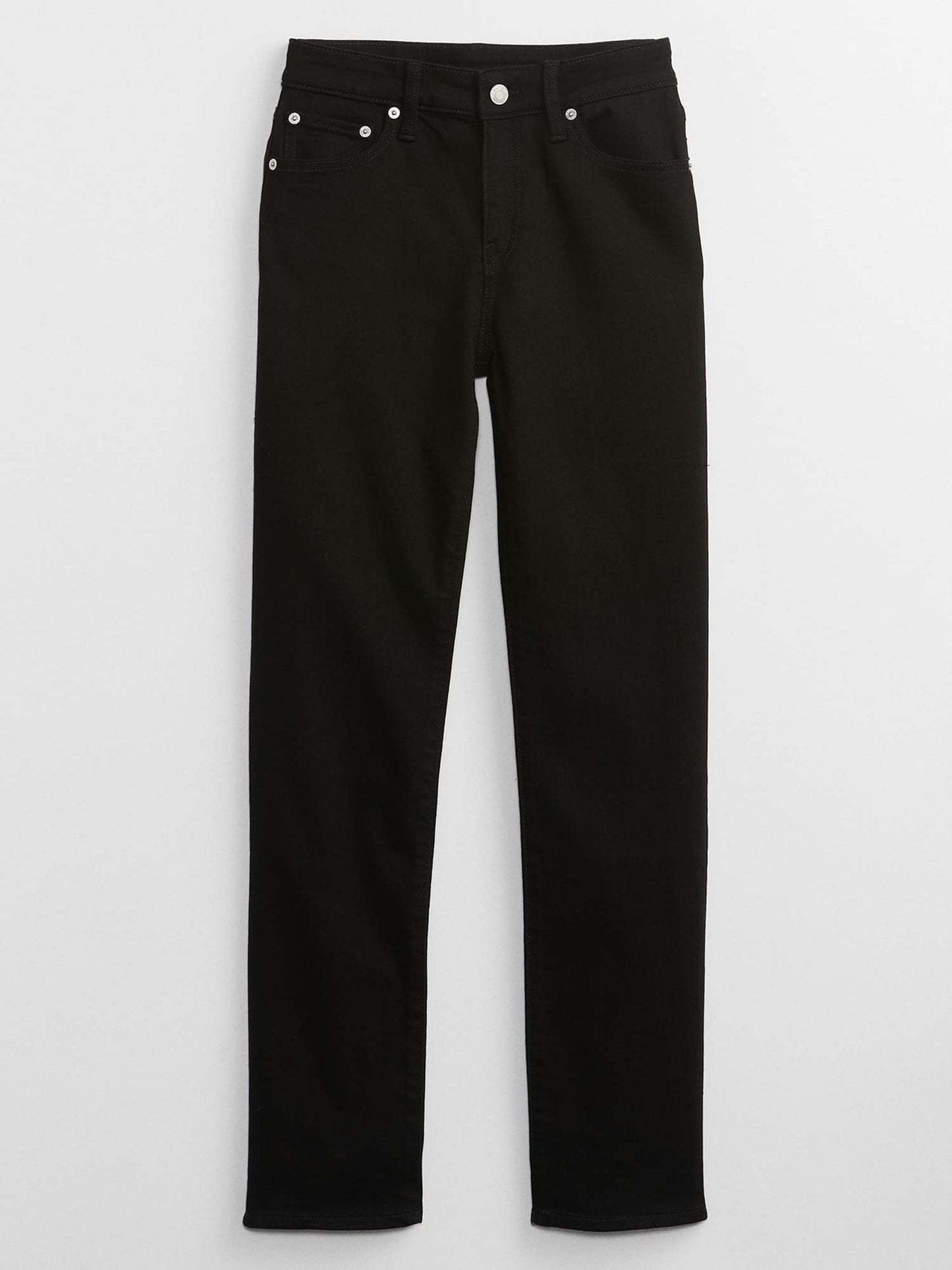 GAP Womens Classic Straight Fit Jeans, Black Wash, 31 Long US