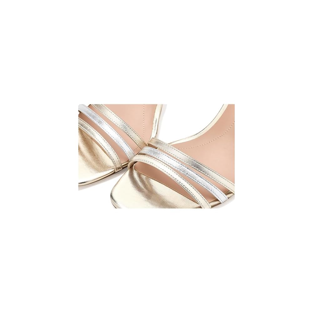 Soft Gold/Silver Leather