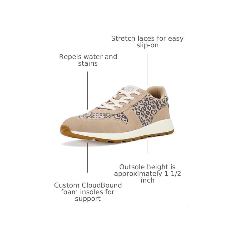 Oatmeal Small Leopard Spots/Suede