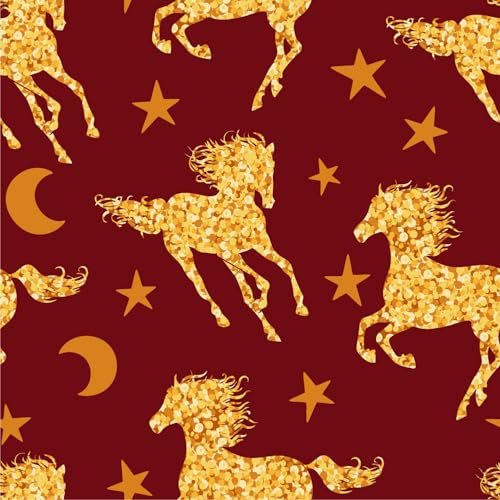 Horse Stars Barn Red