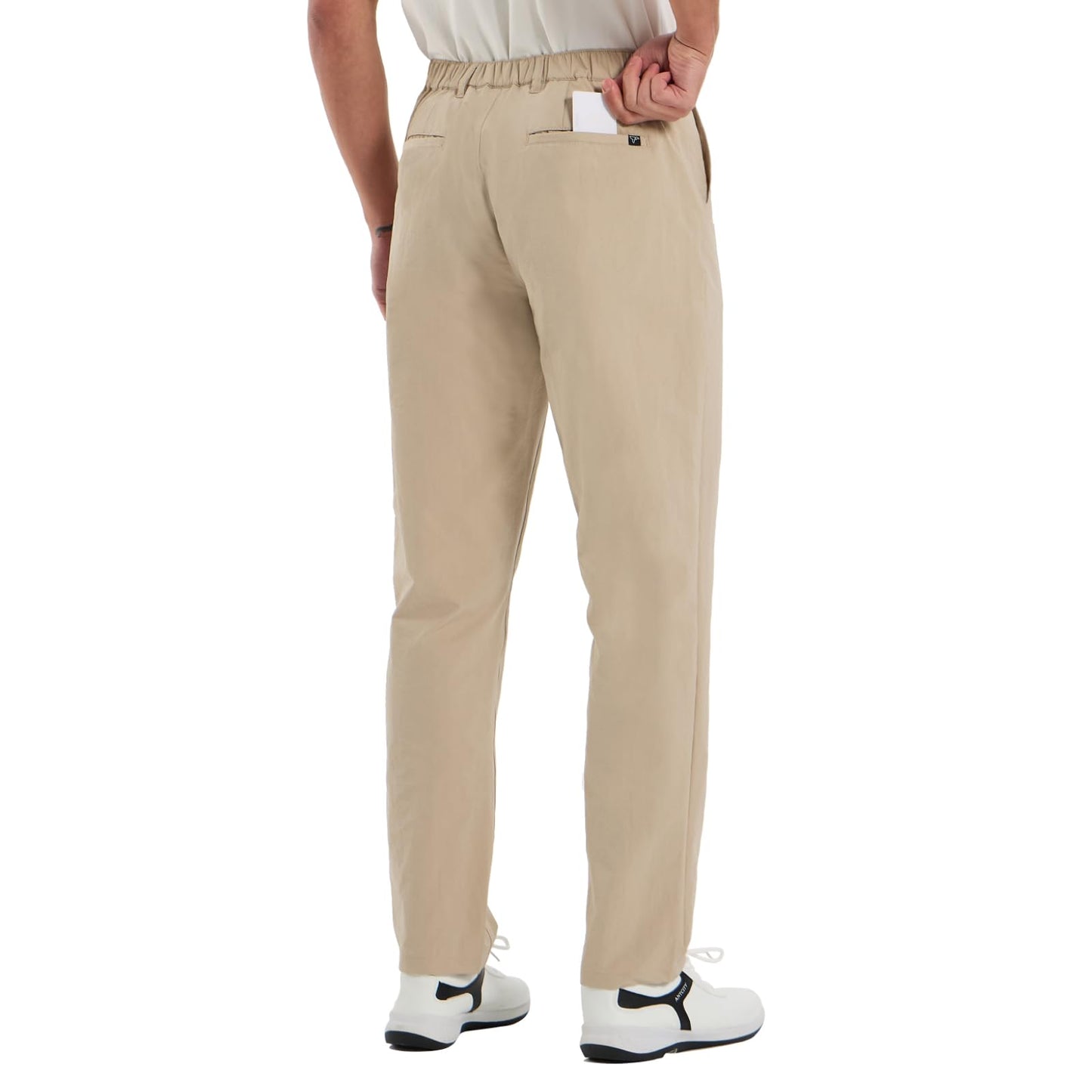 TALL MAXX Tall Men's 36"/38" Inseam Classic-Fit Casual Chino Pants Khaki