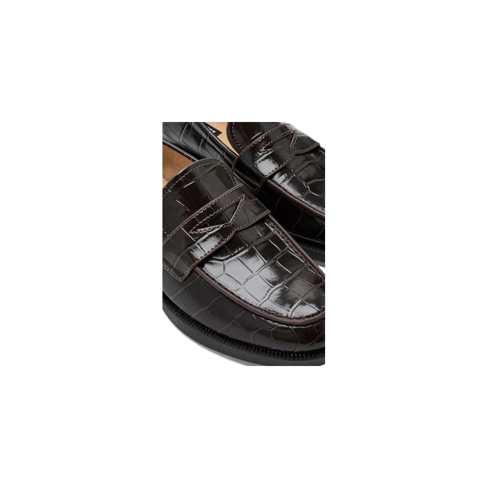 Dark Brown Croco 201