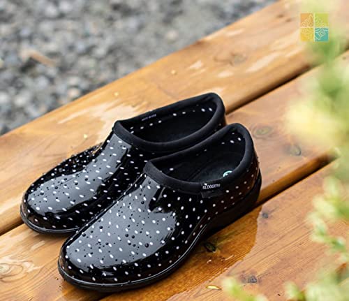Polka Dot Print Black and White