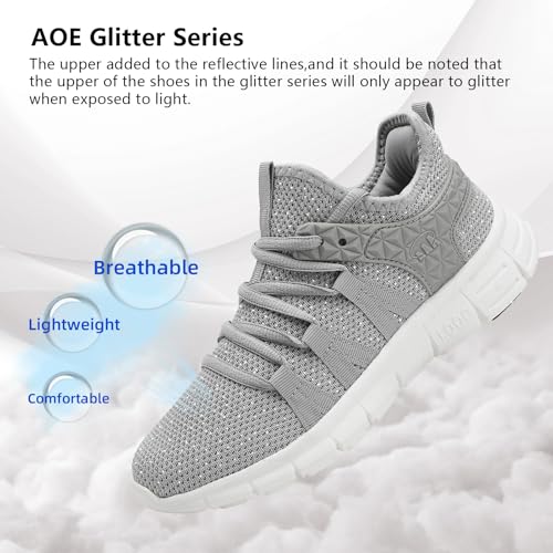 Glittering Light Gray