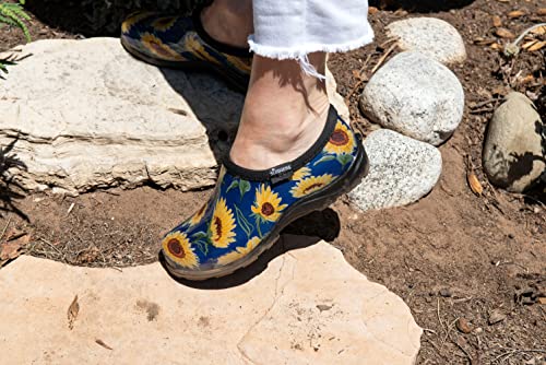 Sunflower Print Blue