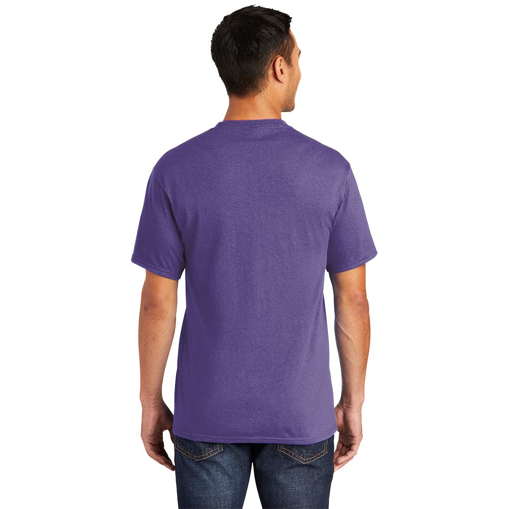 Port & Company Men's Tall 50/50 Cotton/Poly T Shirts 4XLT Purple