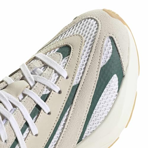 Off White/Silver Metallic/Collegiate Green