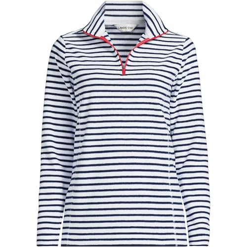 Crisp White/Navy Stripe/Red