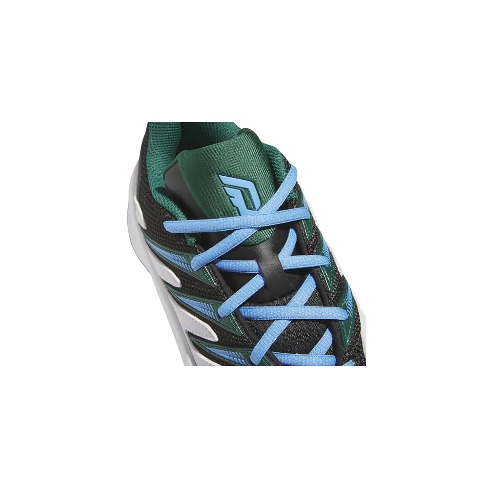 White/Collegiate Green/Blue Burst