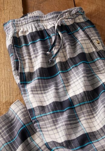Grey Blue Plaid