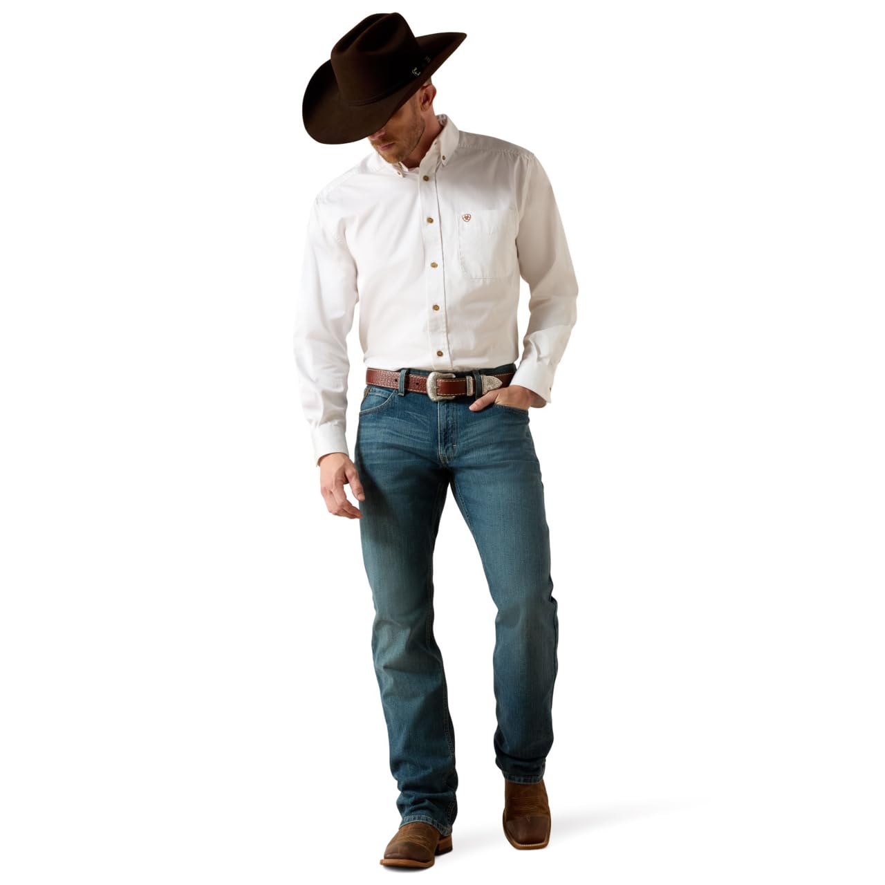 ARIAT Men’s M4 Low Rise Stretch Legacy Boot Cut Jean