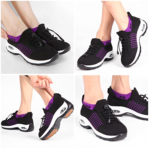 Black Purple-air Cushion