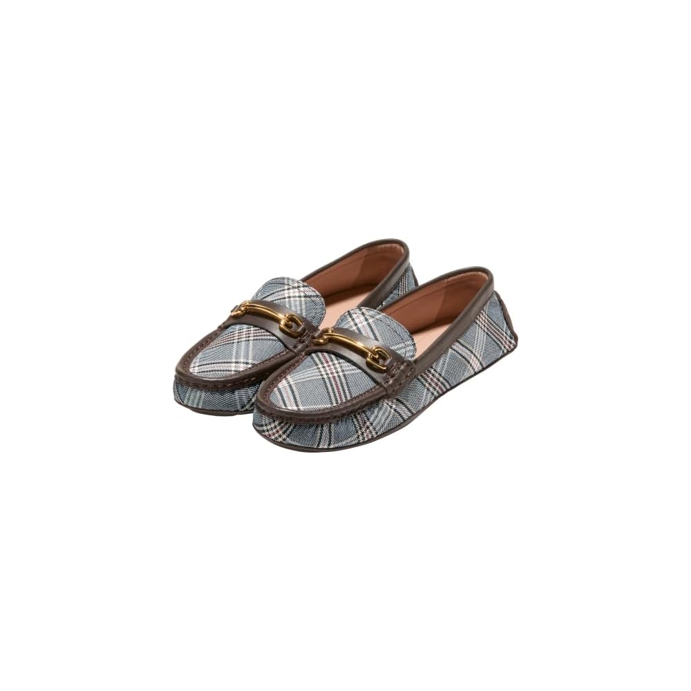 Classic Plaid Textile/Dark Chocolate Leather
