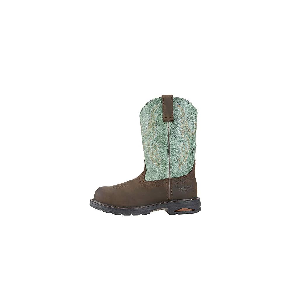 Oiled Dark Brown/Turquoise