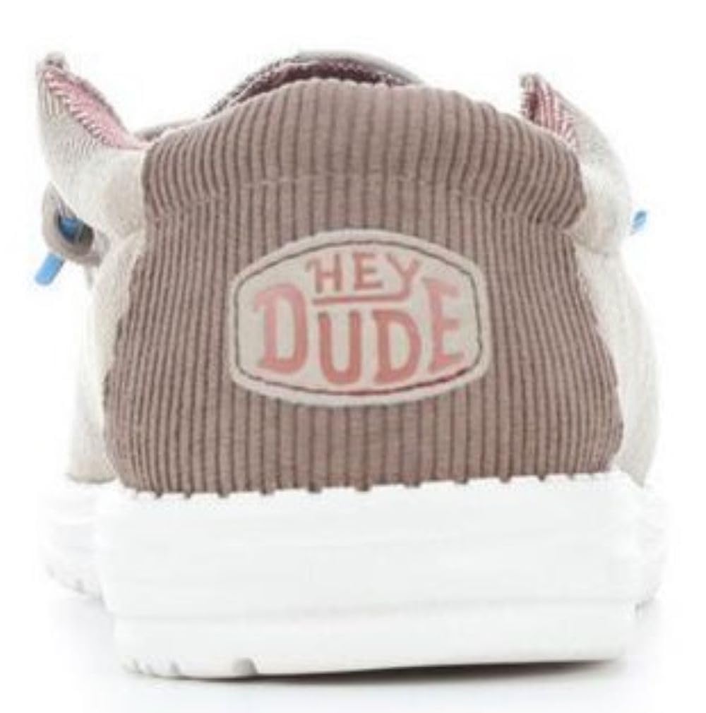HEYDUDE Men's Wally Stretch Canvas, Herringbone Tan, Size 14