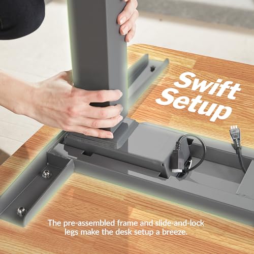 Butcher Block Top / Slate Legs