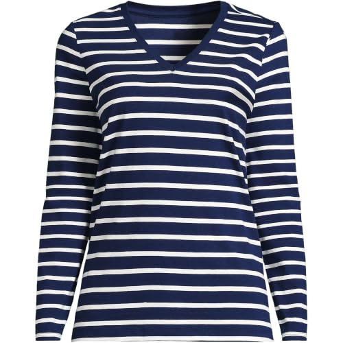 Deep Sea/Ivory Breton Stripe